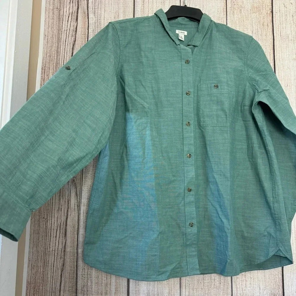 L.L Bean Womens Button Down Shirt size XL - Picture 3 of 10